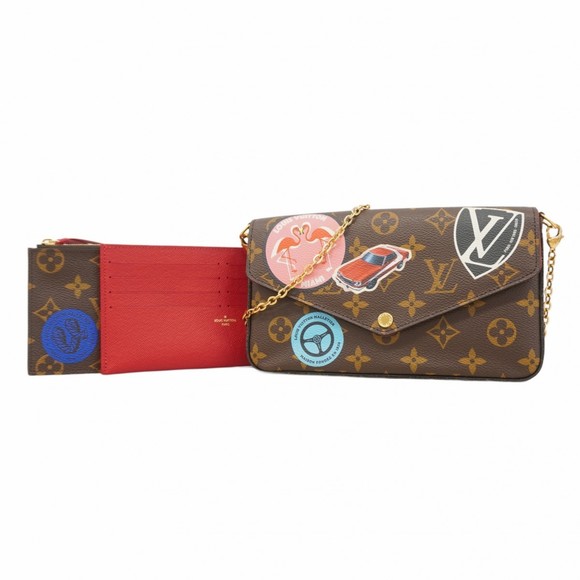 LOUIS VUITTON Brown Monogram Pouch - Picture 1 of 11